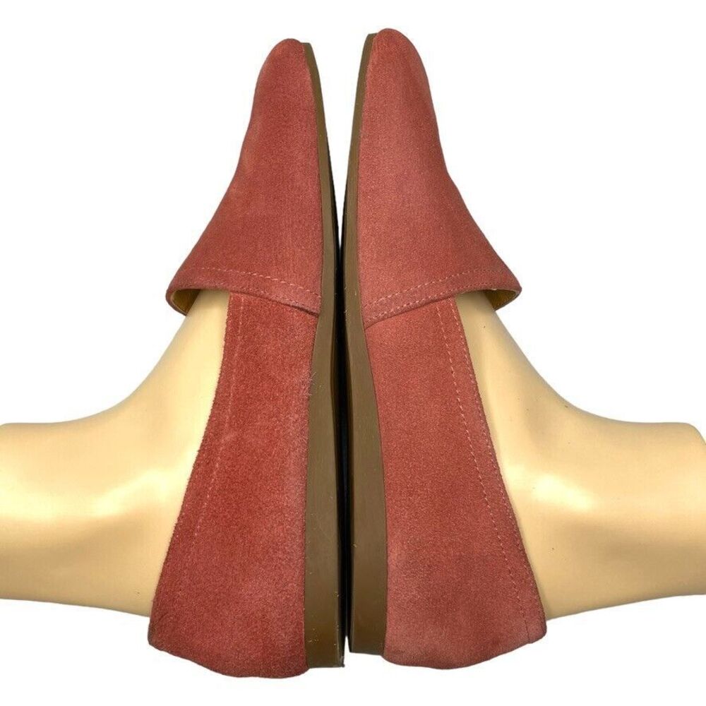Lucky Brand Womens Brettany Dark Pink Suede Slip on Ballet Flat EUC Size 8.5 - Picture 5 of 11